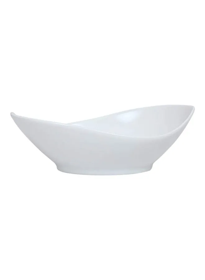 Sunnex Porcelain Oval Serveware White 25.5cm