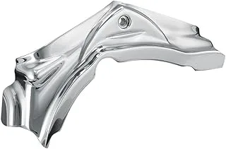 Kuryakyn 8393 Motorcycle Engine Accessory: Cylinder Base Cover Accent for 2007-17 Harley-Davidson Softail Motorcycles, Chrome, One Size