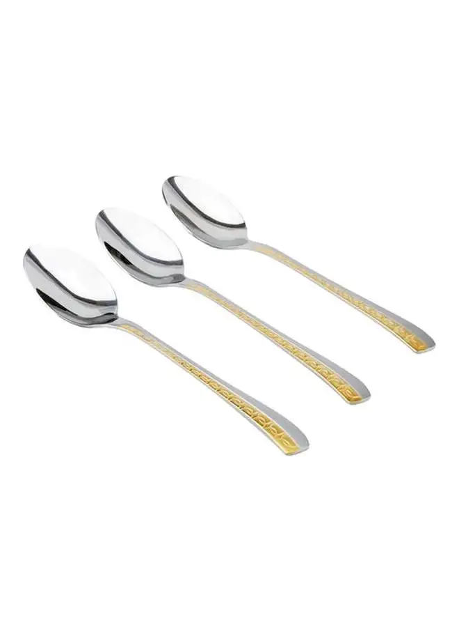 Berger 3-Piece Dinner Spoon Set Silver/Gold