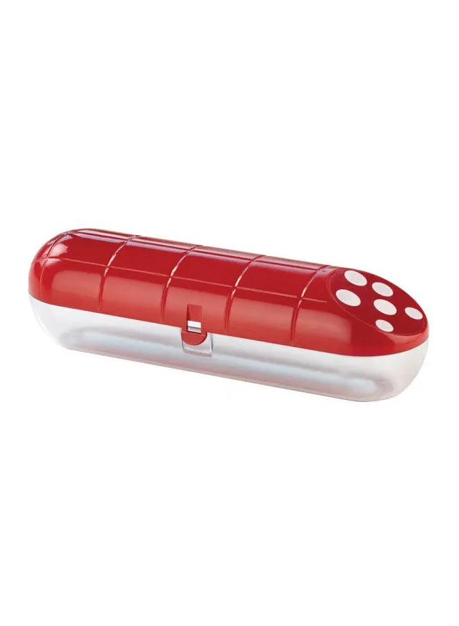 Snips Salami Saver Container Red/Clear 25.2x7x7cm