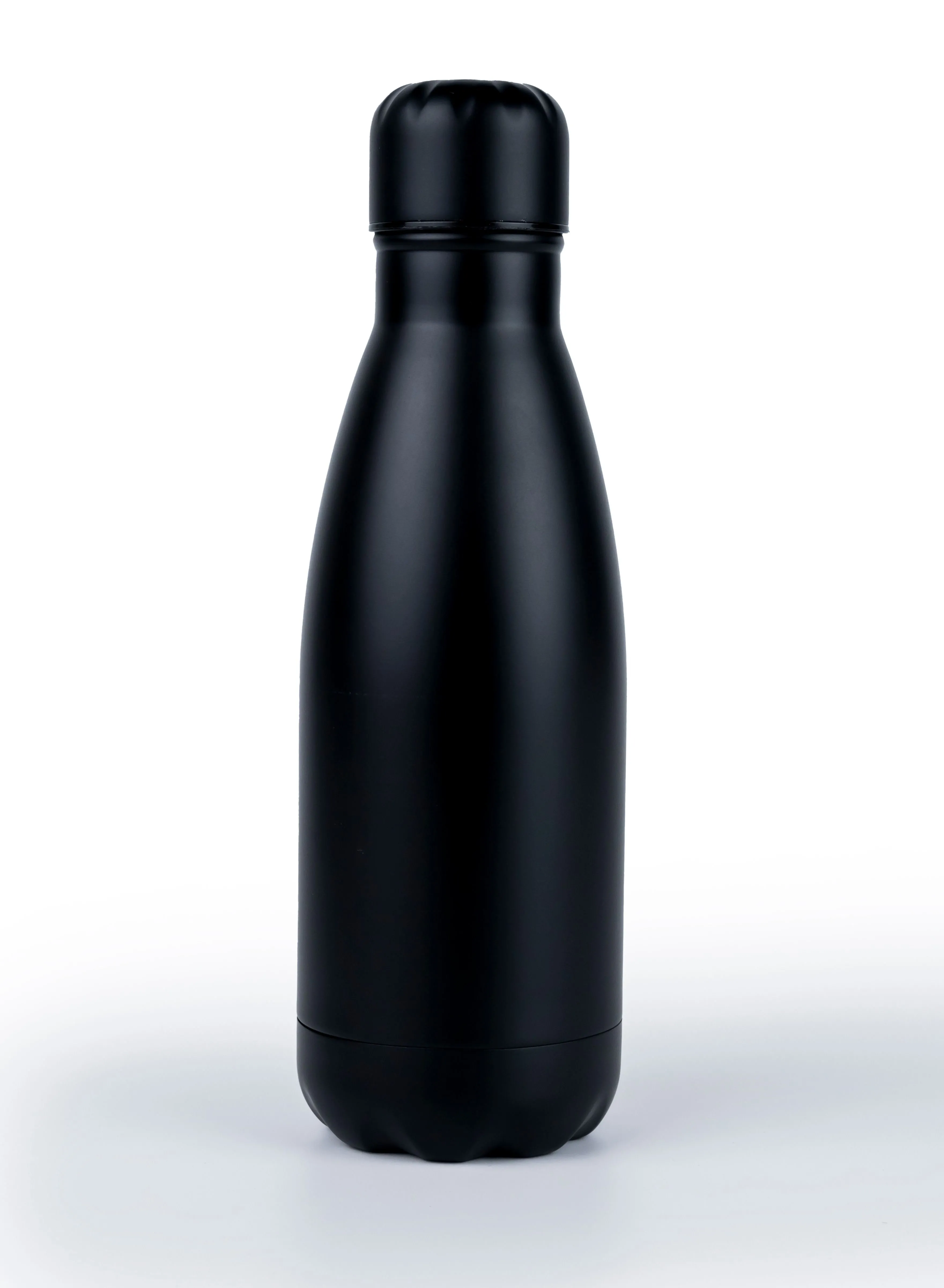 Nessan Nessan 500ml Sport Water Bottle Vacuum Insulated Stainless Steel Sport Water Bottle Leak-Proof Double Wall Cola Shape Water Bottle, Keep Drinks Hot & Cold - Black