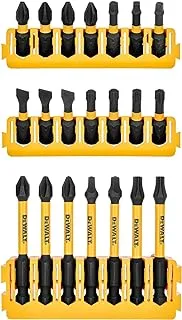 DEWALT BYTC Flex Torq Set #2 Phillips/#8 Slotted Set Shank Screwdriver Bit Set Screwdriver (21-Piece) (DWABYTFT-21)