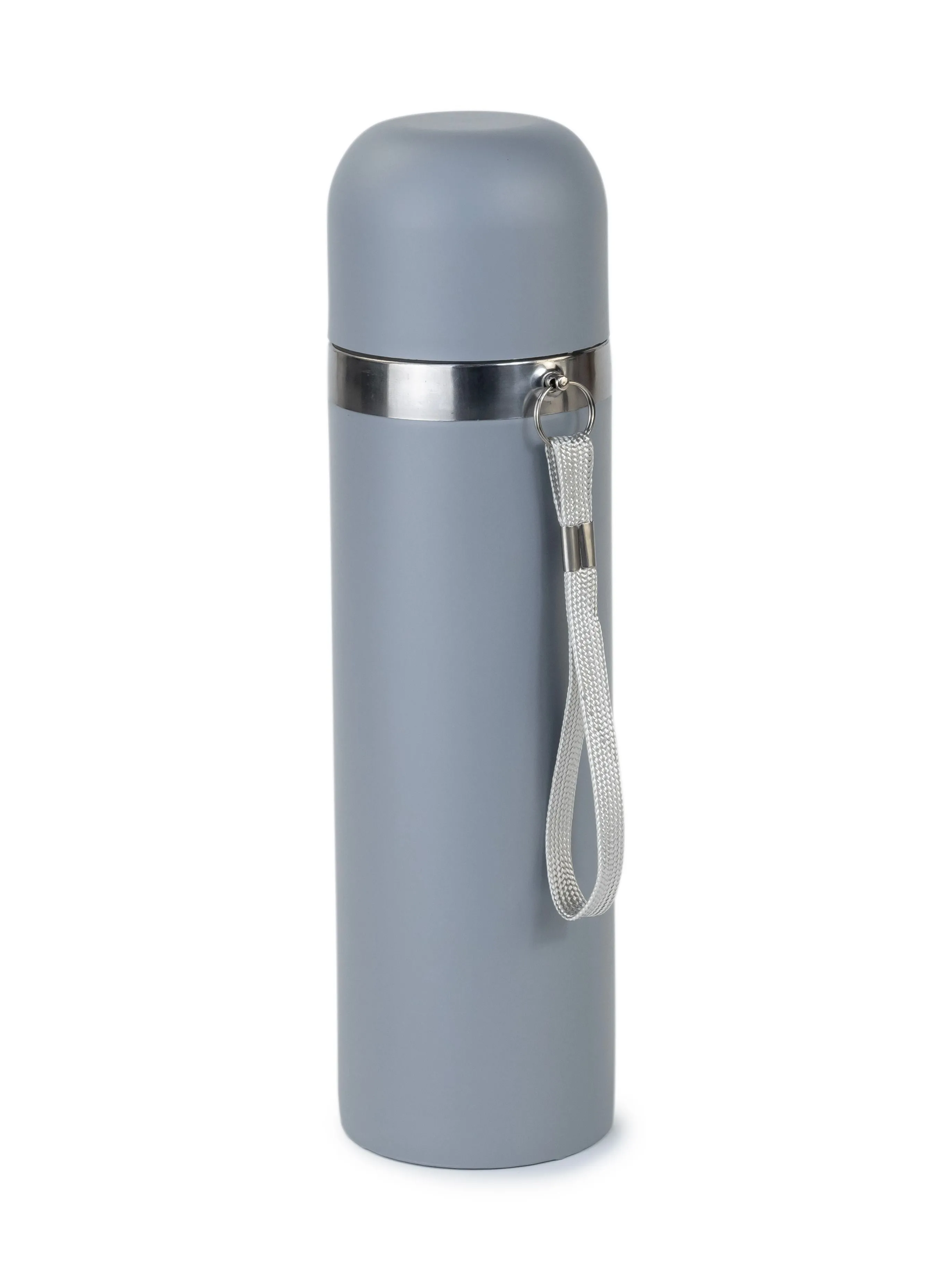 Nessan Thermos Flask 500ml - Insulated Vacuum Flask -Grey