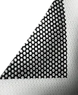 One Way Perforated Window Vinyl PrivaWrFilm Roll Decal Sheet Easy to Use Air-Release Adhesive (1ft x 54 Inch)