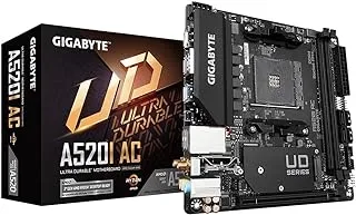 اللوحة الأم Gigabyte A520I AC ITX لوحدات المعالجة المركزية AMD AM4