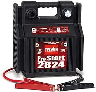 Telwin 2824 12-24V جهاز صيانة الشحن المحمول Starter Pro Start