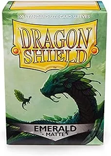 Dragon Shield - Matte Standard Size Sleeves 100pk - Emerald