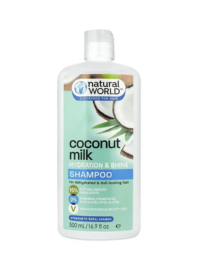 Natural World Coconut Milk Shampoo 500ml