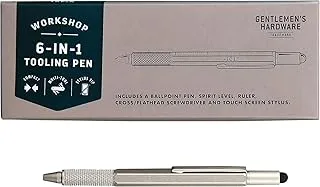 Gentlemen's Hardware 6-in-1 Tooling Pen Stocking Stuffers Gifts for Men, 9 in 1 Multitool Pen, Cool Gadgets for Men, Gifts for Dad Unique Christmas Gifts for Men Husband Dad Gifts from Daughter