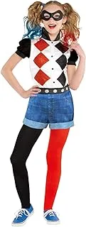 Amscan 9906096 Girls Classic Official Licensed Warner Bros Harley Quinn Child Kids Fancy Dress Costume (10-12 Years)