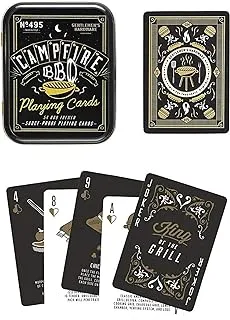 Gentlemen’s Hardware Classic Campfire Games, BBQ All-Weather, Waterproof Playing Cards