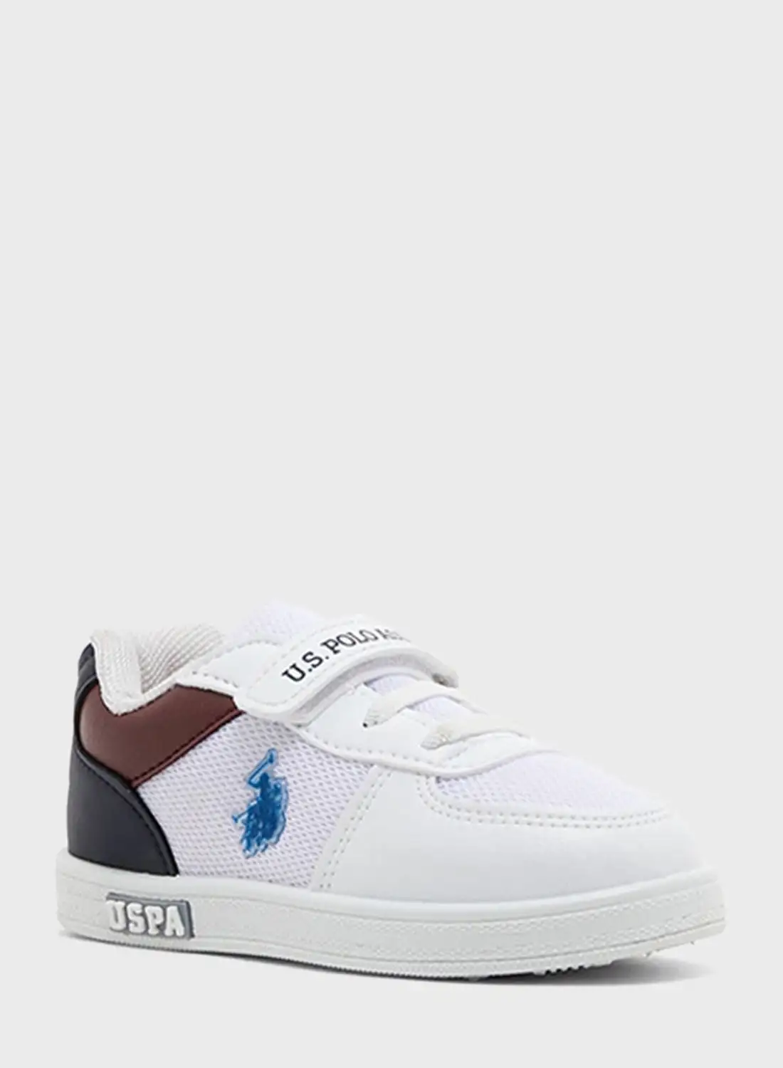 U.S.Polo Kids Low Top Velcro Sneakers