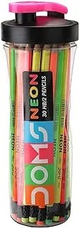 DOMS Neon HB/2 RT Pencils Sipper Jar 30-Pieces