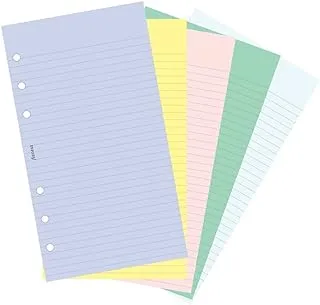 FILOFAX Ruled and Plain Refill, Assorted Colors for Personal