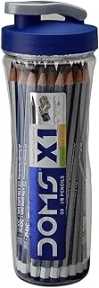 DOMS X1 2B Pencils Sipper Jar 30-Pieces