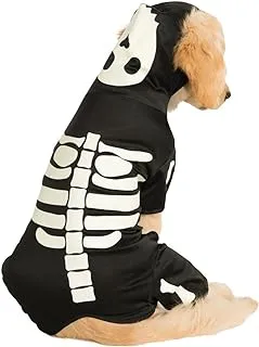 Rubie's Official Skeleton Hoodie Pet Dog Halloween Costume, Size: X-Large Neck to Tail 28 inch, Chest 24 inch