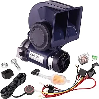 FARBIN Air Horn for Car, Train Horn for Trucks, Loud 12v Car Horn Kit with Relay Harness and Switch Button