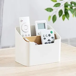 Poeland Remote Control Holder Desk Storage Organizer Box Container for Desk, Office Supplies, Home