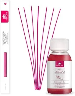 Cristalinas Reed Diffuser Refill, Fragrance Oils, Essential Oils, 100Ml / 12 Weeks, 0% Alcohol, Cherry Blossom Dream