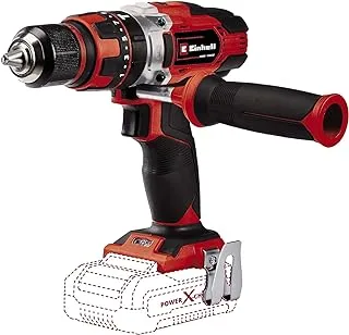 سائق الحفر اللاسلكي Einhell Power X-Change 48Nm - 18V، مثقاب كومبي 3 في 1، مثقاب مطرقة ومفك براغي - TE-CD 18/48 Li-I Solo High Power Drill Driver (البطارية غير متضمنة)