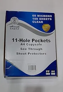 A4 CLEAR SHEET PROTECTORS 100 SHEETS 60 MICRONS TOP LOADING PAGE PAPER PROTECTOR FILE POCKETS SLEEVES FOR DOCUMENTS