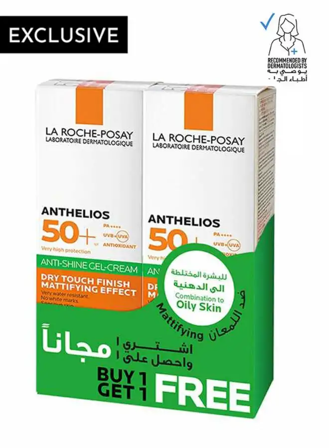 LA ROCHE-POSAY Anthelios Anti-Shine SPF50+ BUY1 GET 1 FREE 100ml