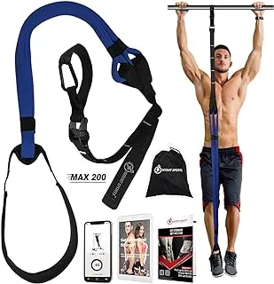 INTENT SPORTS Pull Up Assist Bands - Assistance and Resistance Bands for Pull-Up, Fitness, Body Stretching, Mobility Work, Weightlifting, Powerlifting, Heavy Duty, Exercise Videos, eBook (Patented)