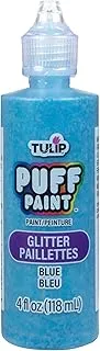 TULIP Dimensional Fabric Paint 41304 Dfpt 4Oz Glitter Blue, 4 Fl Oz (Pack of 1)