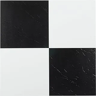 Achim Sterling Self Adhesive 12-Inch Vinyl Floor Tiles, 20 Tiles - 12