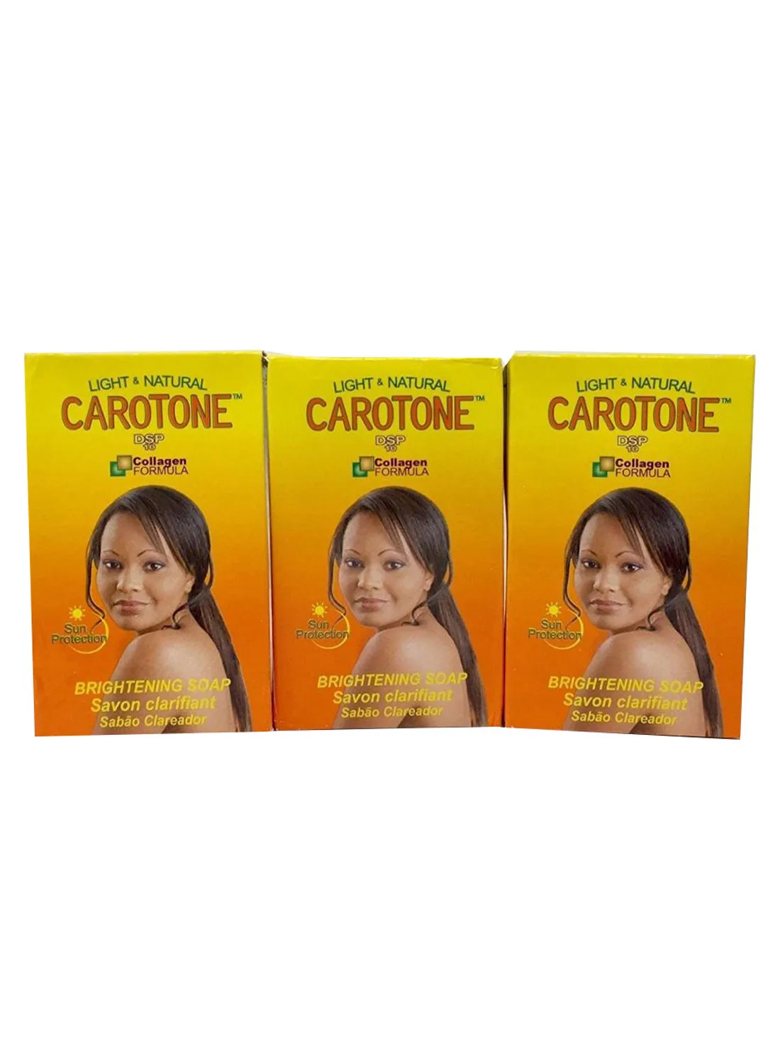 Carotone 3-Piece Brightening Soap Set