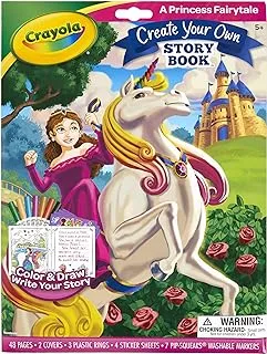 Crayola Book Making Kit for Kids, Fairytale Storybook, DIY Kits for Girls & Boys, Ages 6, 7, 8, 9