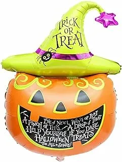 Goldedge 26 Inch Halloween Pumpkin Decoration Balloon Orange Party, Theme, Events