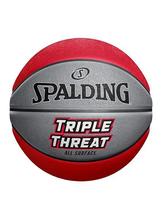 SPALDING Triple Threat Rubber Basketball