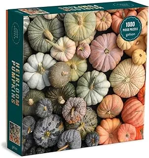 Heirloom Pumpkins 1000 Piece Puzzle in Square Box