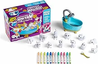 Crayola Scribble Scrubbie Pets Mega Set 2.0, 38cm, Blue, 747481