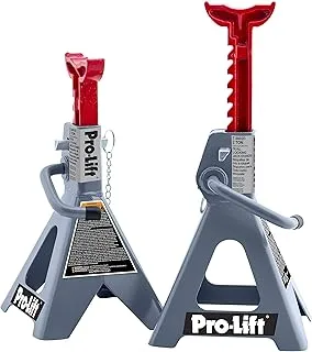 Pro-LifT T-6902D Double Pin Jack Stand - 2 Ton, 1 Pack, Gray