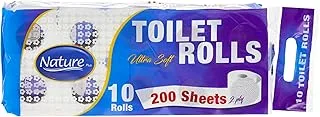 Nature Toilet Tissue 200 Sheets 2Ply, 60 Rolls Pack