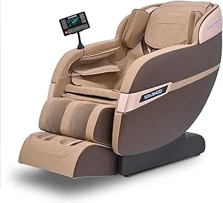 Sparnod Fitness Deluxe Massage Chair Recliner: Experience Full-Body Massage with 5 Auto Programs, Zero Gravity, Built-in Heat, 16 Airbags, Hip & Seat Massage, Bluetooth Speakers (Deluxe) (DELUXE)