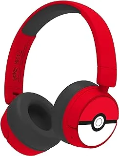 Pokemon Pokeball Kids Wireless Headphones - Red