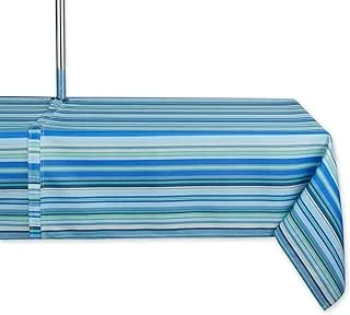 DII Indoor/Outdoor Tabletop Collection Multi-use, Machine Washable, Striped, Tablecloth, 60