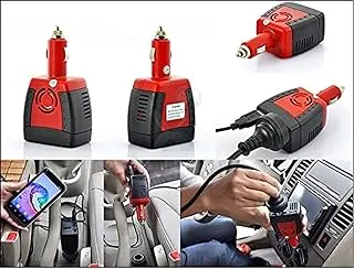 12V DC to 220V AC and USB 5V Car Power Inverter