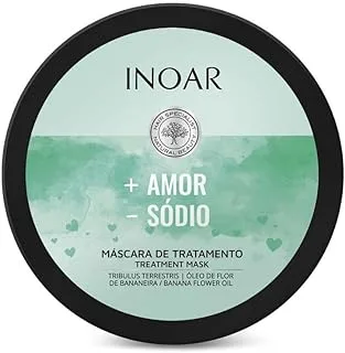 Inoar Hair Treatment Mask with more Vitamins and less Sodium for Damaged and Frizzy Hair 250 Grams