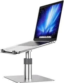 Laptop Stand Height-Adjustable Aluminium, Computer Stand Riser 360° Rotatable, Compatible with Notebook (10-16 Inches) Including MacBook Pro/Air Surface Lenovo Hp Asus Acer Dell MSI Samsung