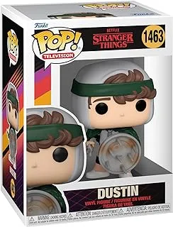 Funko Pop! TV: Stranger Things - Hunter Dustin Henderson With Shield​​ - Collectable Vinyl Figure - Gift Idea - Official Merchandise - Toys for Kids & Adults - TV Fans - Model Figure for Collectors