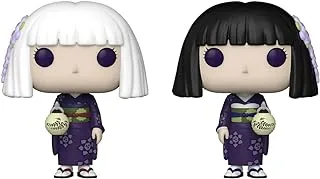 Funko Pop! Animation: Demon Slayer 2PK-Kiriya Ubuyashiki & Kanata - Glow In the Dark - Amazon Exclusive - Collectable Vinyl Figure - Gift Idea - Official Merchandise - Toys for Kids & Adults