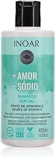 Inoar Sodium Free Vitamin C Shampoo with Natural Saponin Foam for Hair 400 ml