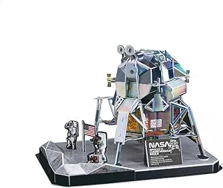 Cubic Fun 3D Puzzle NASA Apollo 11(Lunar Module) Eagle 93 Pieces, For 8 Years+