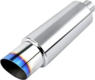 EVIL ENERGY Exhaust Muffler, Stainless Steel Exhaust Tip, Universal 15