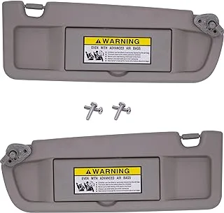 Tan Left &Right Side Sun Visor Compatible with Honda Civic 2006 2007 2008 2009 2010 2011 Replaces# 83230-SNA-A01ZE 83280-SNA-A01ZE