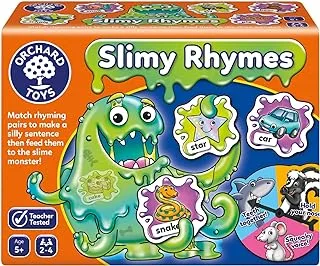 Orchard Toys Slimy Rhymes Game, Educational Rhyming Game, Helps Teach Rhyming Words, Literacy Game, Educational Game, Age 5 Years +